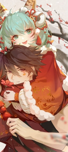 伝説対決 -Arena of Valor- / みたらし団子 / おんぶ / 梅の花のAndroid用のスマホ壁紙