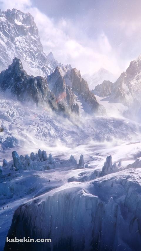 白銀世界のAndroidの壁紙(480px x 854px) スマホ用