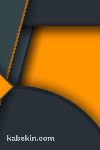 黄・灰色のAndroidの壁紙(320px x 480px) スマホ用