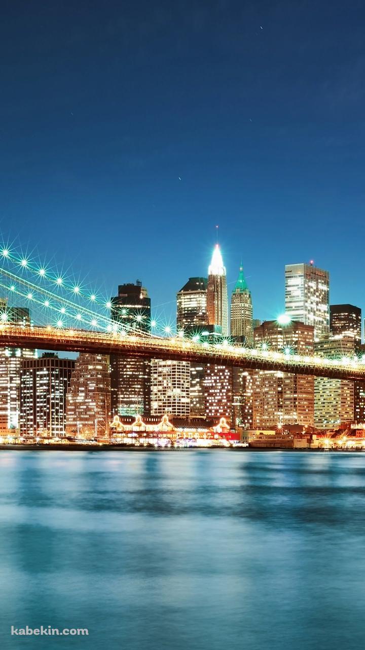 ニューヨークの夜景のAndroidの壁紙(720px x 1280px) スマホ用