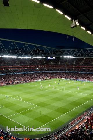 サッカースタジアムのAndroidの壁紙(320px x 480px) スマホ用