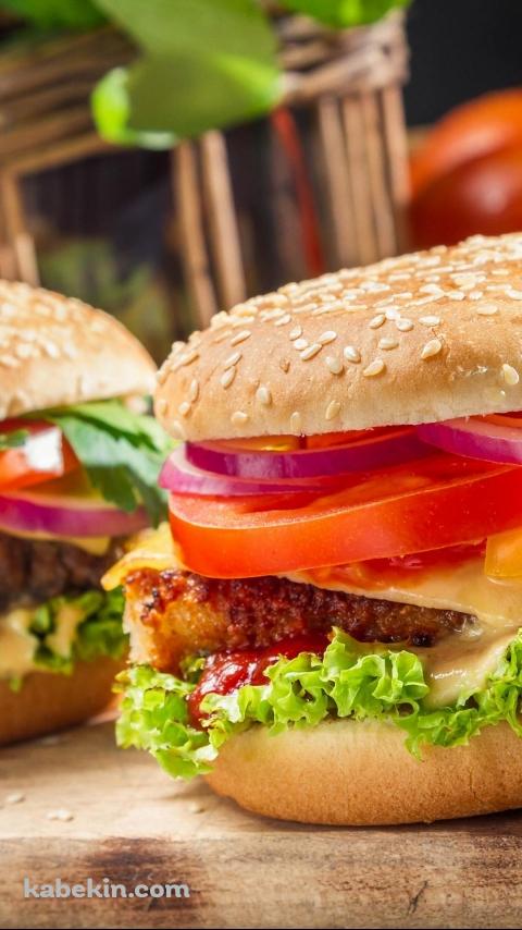 ハンバーガーのAndroidの壁紙(480px x 854px) スマホ用