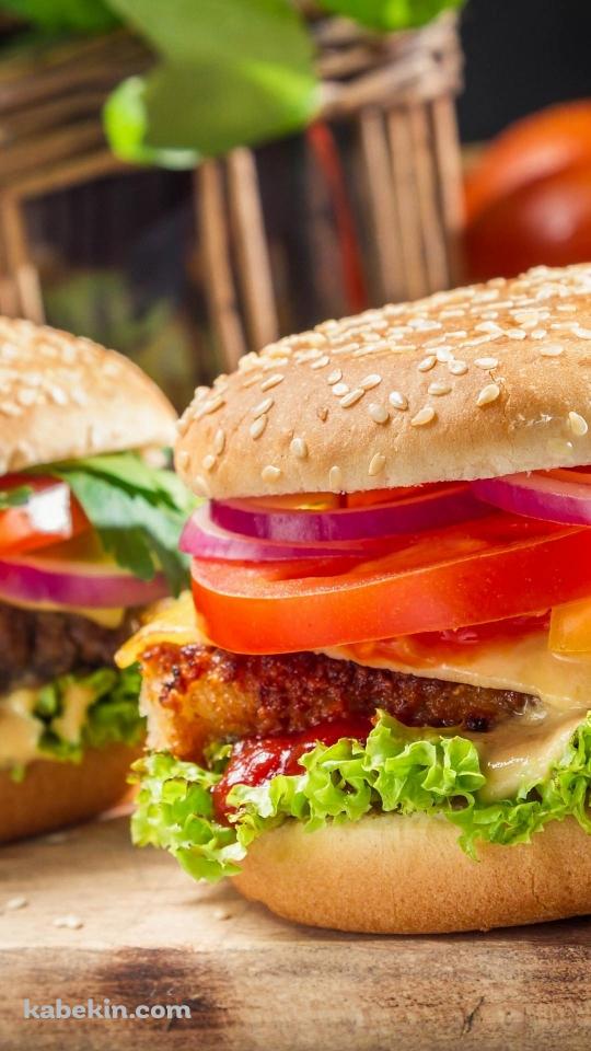 ハンバーガーのAndroidの壁紙(540px x 960px) スマホ用