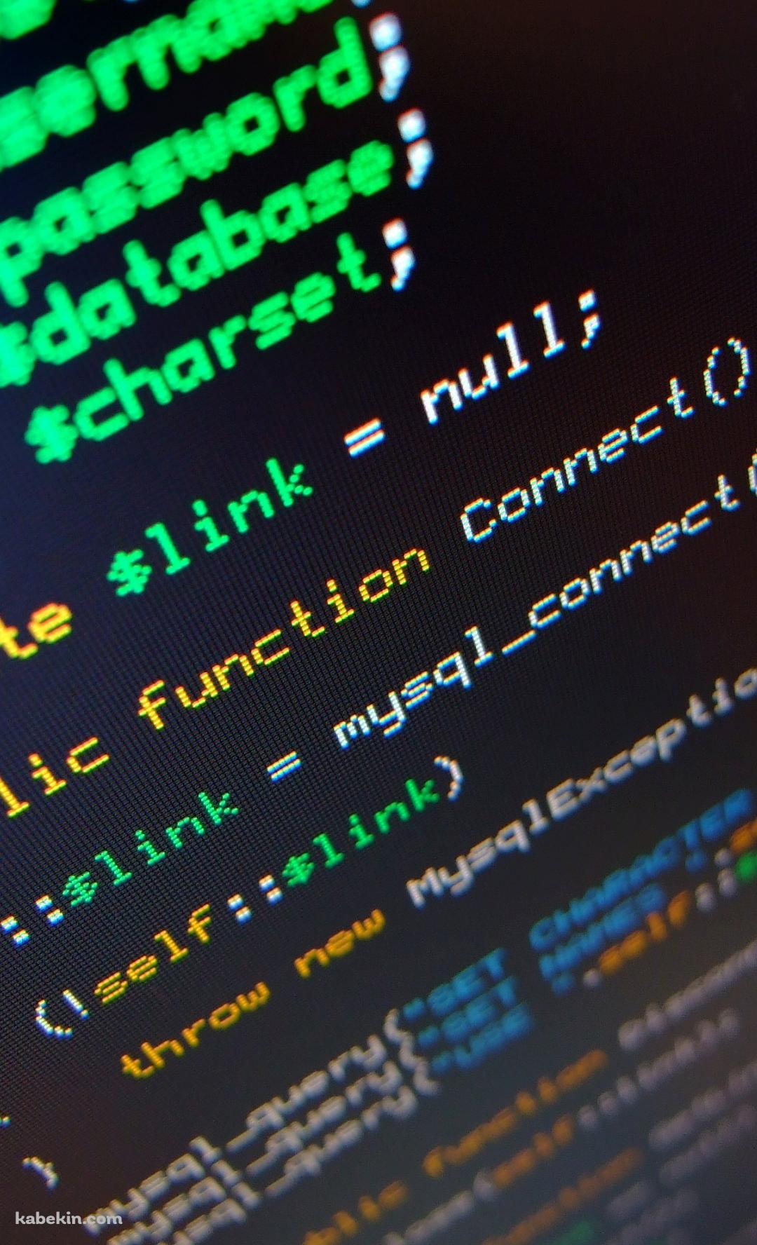htmlコーディングのAndroidの壁紙(1080px x 1776px) スマホ用