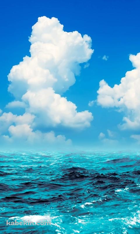 綺麗な空と海のAndroidの壁紙(480px x 800px) スマホ用