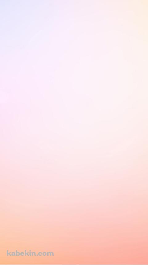 淡いピンクのグラデーションのAndroidの壁紙(480px x 854px) スマホ用