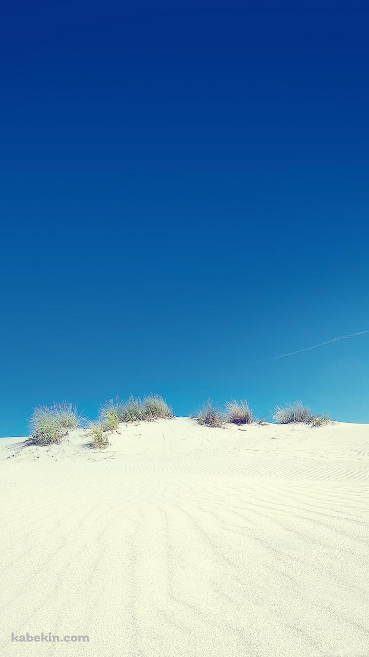 砂漠と飛行機雲のandroid壁紙 7 X 1280 壁紙キングダム スマホ版