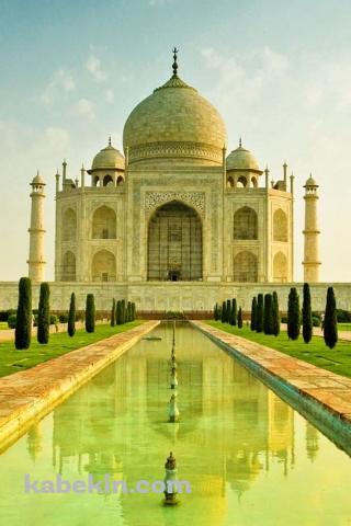インド タージマハルのAndroidの壁紙(320px x 480px) スマホ用