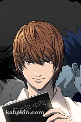 DEATH NOTE 夜神月のAndroidの壁紙(320px x 480px) スマホ用