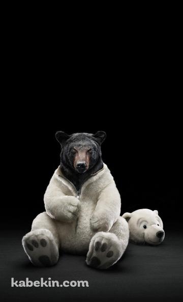 着ぐるみのクマのAndroidの壁紙(360px x 592px) スマホ用