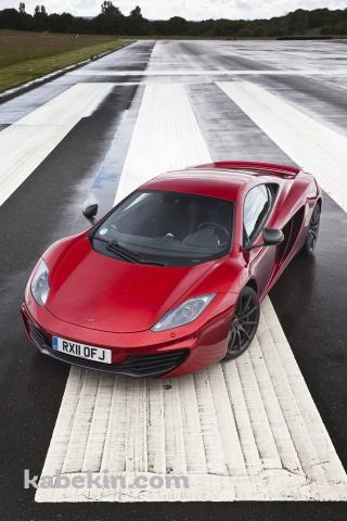 赤いマクラーレンのAndroidの壁紙(320px x 480px) スマホ用