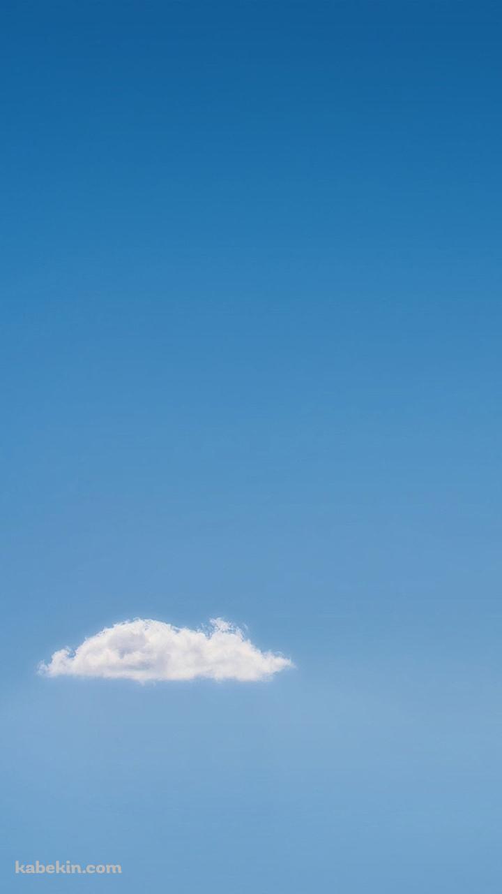 1つの雲のAndroidの壁紙(720px x 1280px) スマホ用