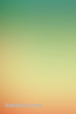 緑 オレンジ  グラデーションのAndroidの壁紙(320px x 480px) スマホ用