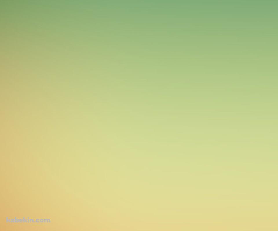 緑 オレンジ  グラデーションのAndroidの壁紙(960px x 800px) スマホ用