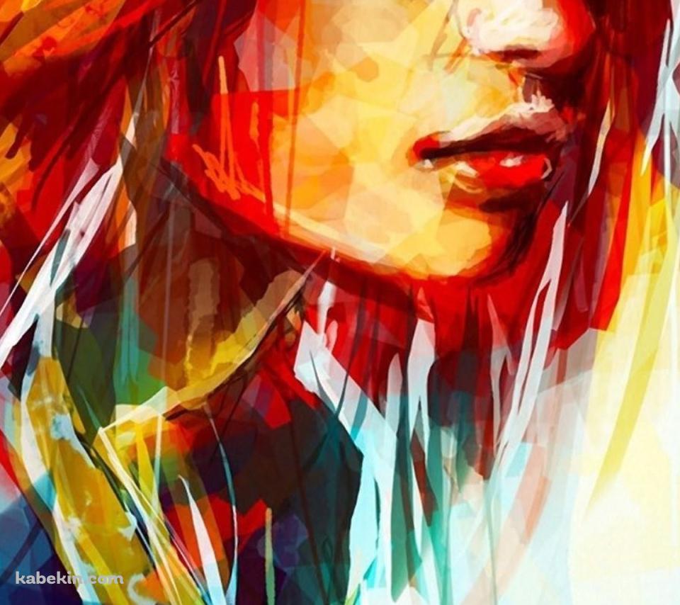 赤い髪 少女のAndroidの壁紙(960px x 854px) スマホ用