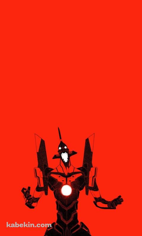 エヴァンゲリオン 赤 イラストのAndroidの壁紙(480px x 800px) スマホ用