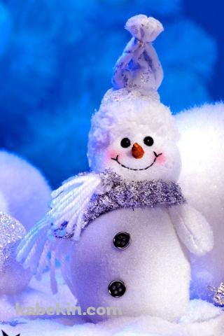 雪だるまのAndroidの壁紙(320px x 480px) スマホ用