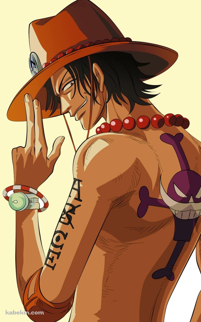 ワンピース One Piece ポートガス D エースのandroid壁紙 800 X 1280 壁紙キングダム スマホ版