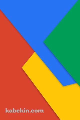 赤・青・緑・黄色の4色パターンのAndroidの壁紙(320px x 480px) スマホ用