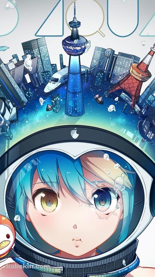 初音ミク 東京アクアリウムのAndroidの壁紙(540px x 960px) スマホ用