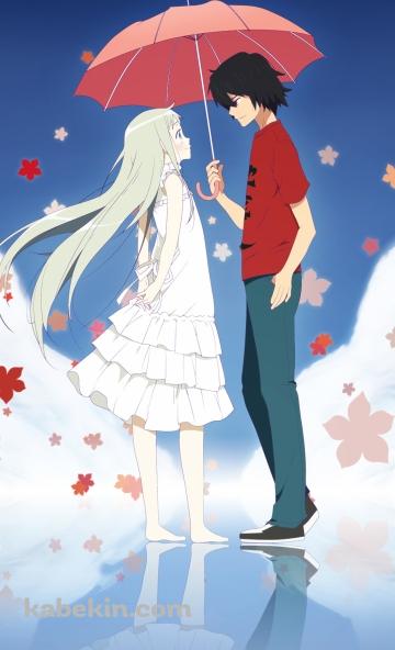 あの日見た花の名前を僕達はまだ知らない。  じんたんとめんまのAndroidの壁紙(360px x 592px) スマホ用