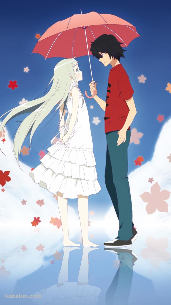 あの日見た花の名前を僕達はまだ知らない。  じんたんとめんまのAndroidの壁紙(720px x 1280px) スマホ用