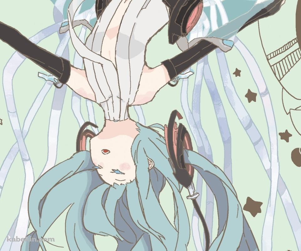パステル 初音ミクのAndroidの壁紙(960px x 800px) スマホ用