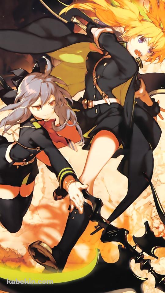 終わりセラフ シノア 三葉のAndroidの壁紙(540px x 960px) スマホ用
