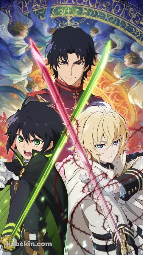 終わりのセラフのAndroidの壁紙(480px x 854px) スマホ用