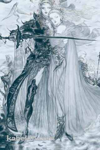 FF ファイナルファンタジー 天野喜孝のAndroidの壁紙(320px x 480px) スマホ用