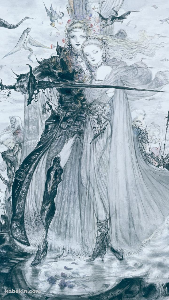 FF ファイナルファンタジー 天野喜孝のAndroidの壁紙(720px x 1280px) スマホ用