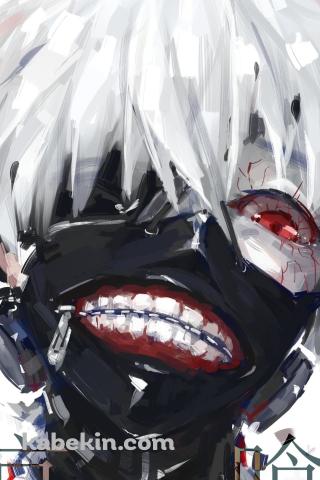 東京グール 金木のAndroidの壁紙(320px x 480px) スマホ用