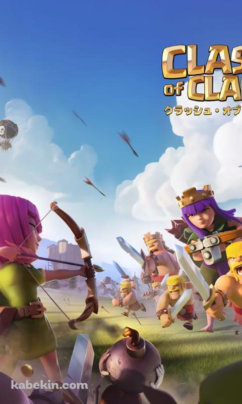 クラッシュ・オブ・クランのAndroidの壁紙(480px x 800px) スマホ用