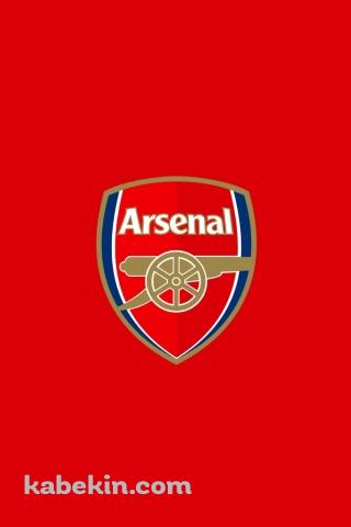 アーセナル Arsenal ロゴのAndroidの壁紙(320px x 480px) スマホ用