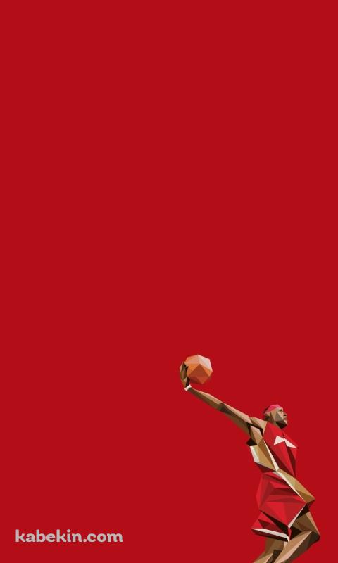 バスケット スラム・ダンク レブロン・ジェームズのAndroidの壁紙(480px x 800px) スマホ用
