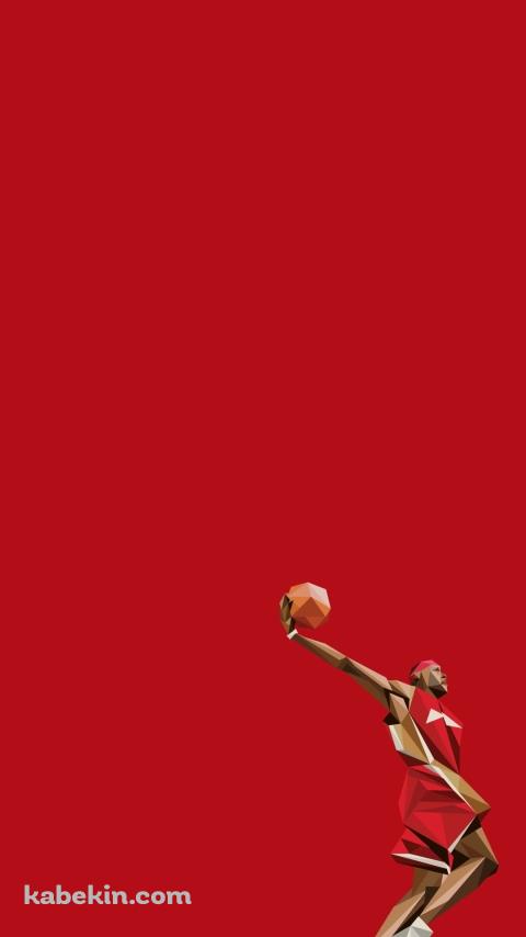 バスケット スラム・ダンク レブロン・ジェームズのAndroidの壁紙(480px x 854px) スマホ用
