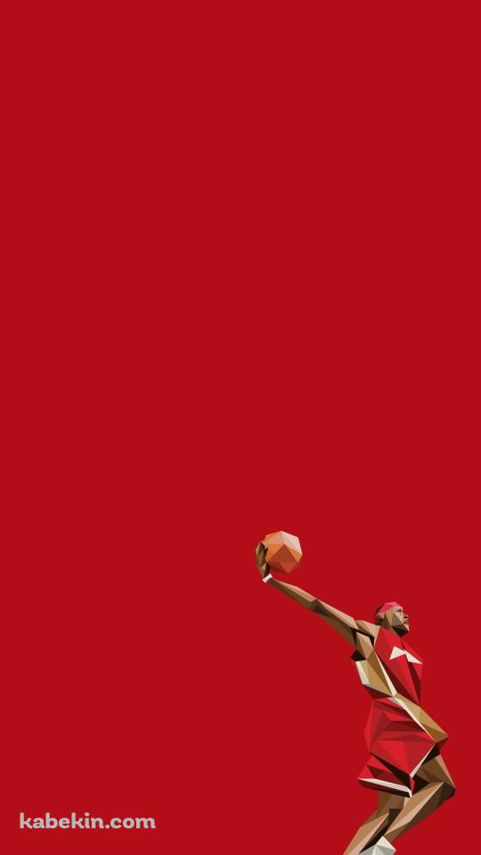 バスケット スラム・ダンク レブロン・ジェームズのAndroidの壁紙(540px x 960px) スマホ用