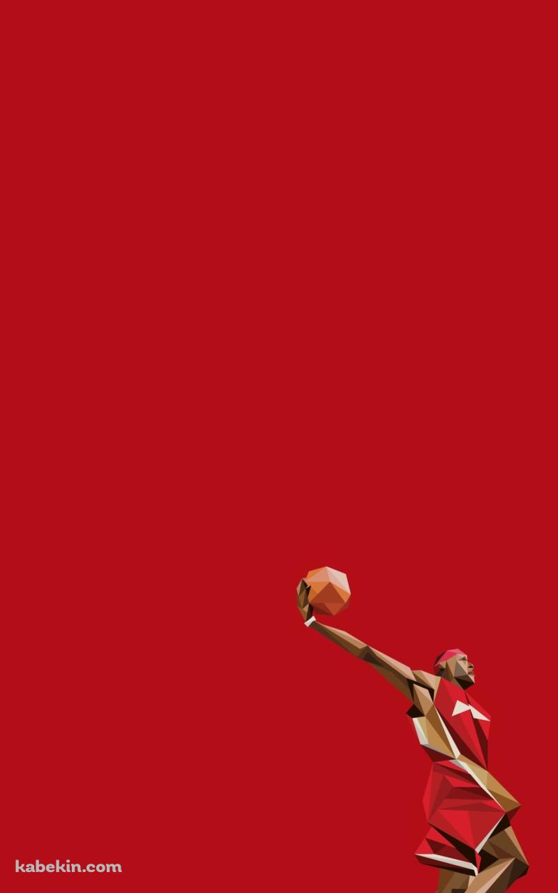 バスケット スラム・ダンク レブロン・ジェームズのAndroidの壁紙(800px x 1280px) スマホ用