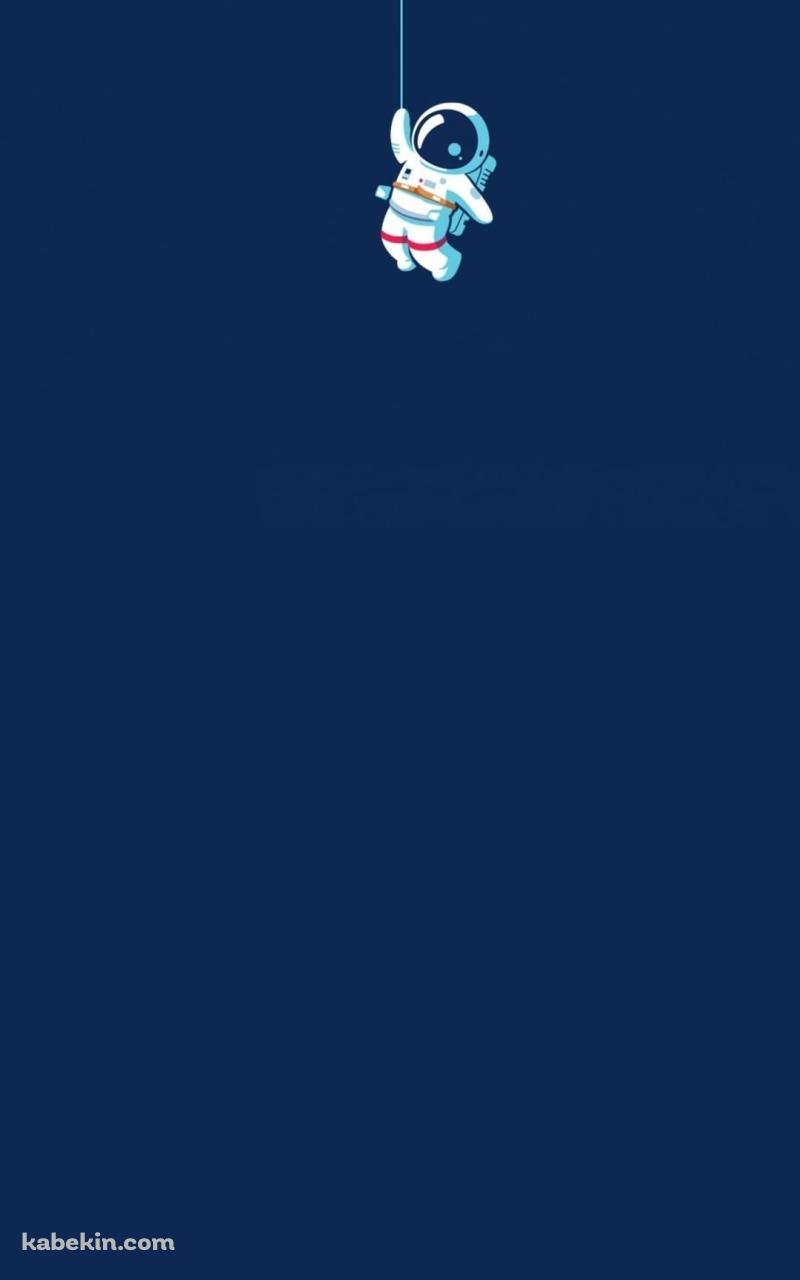 危機一髪の宇宙飛行士 宇宙遊泳のAndroidの壁紙(800px x 1280px) スマホ用