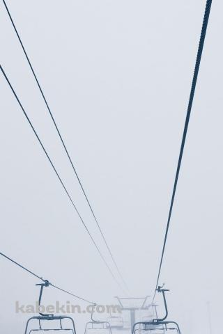 スキー場のロープウェー 冬のAndroidの壁紙(320px x 480px) スマホ用
