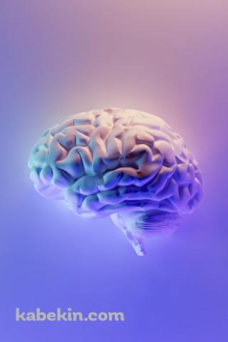 紫の脳みそのAndroidの壁紙(320px x 480px) スマホ用