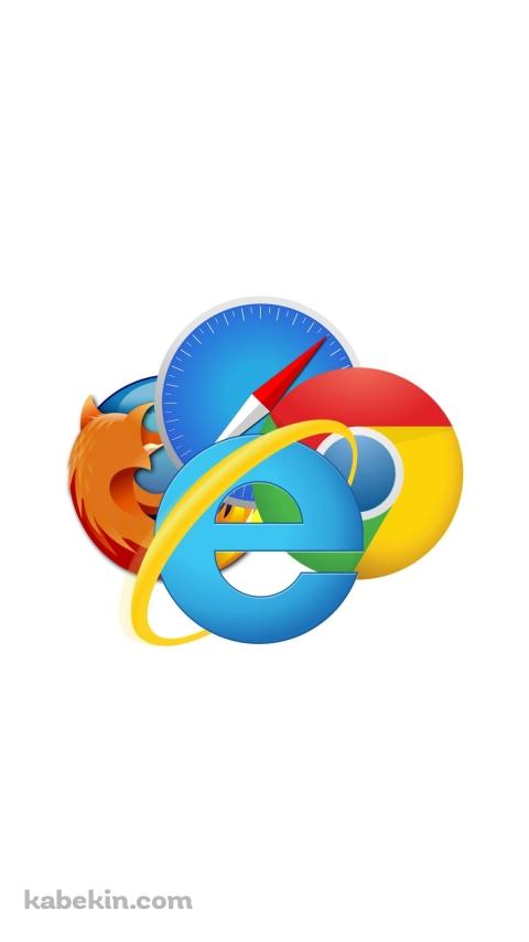 インターネットブラウザのAndroidの壁紙(480px x 854px) スマホ用