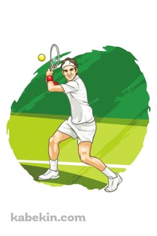 ロジャー・フェデラーのAndroidの壁紙(320px x 480px) スマホ用