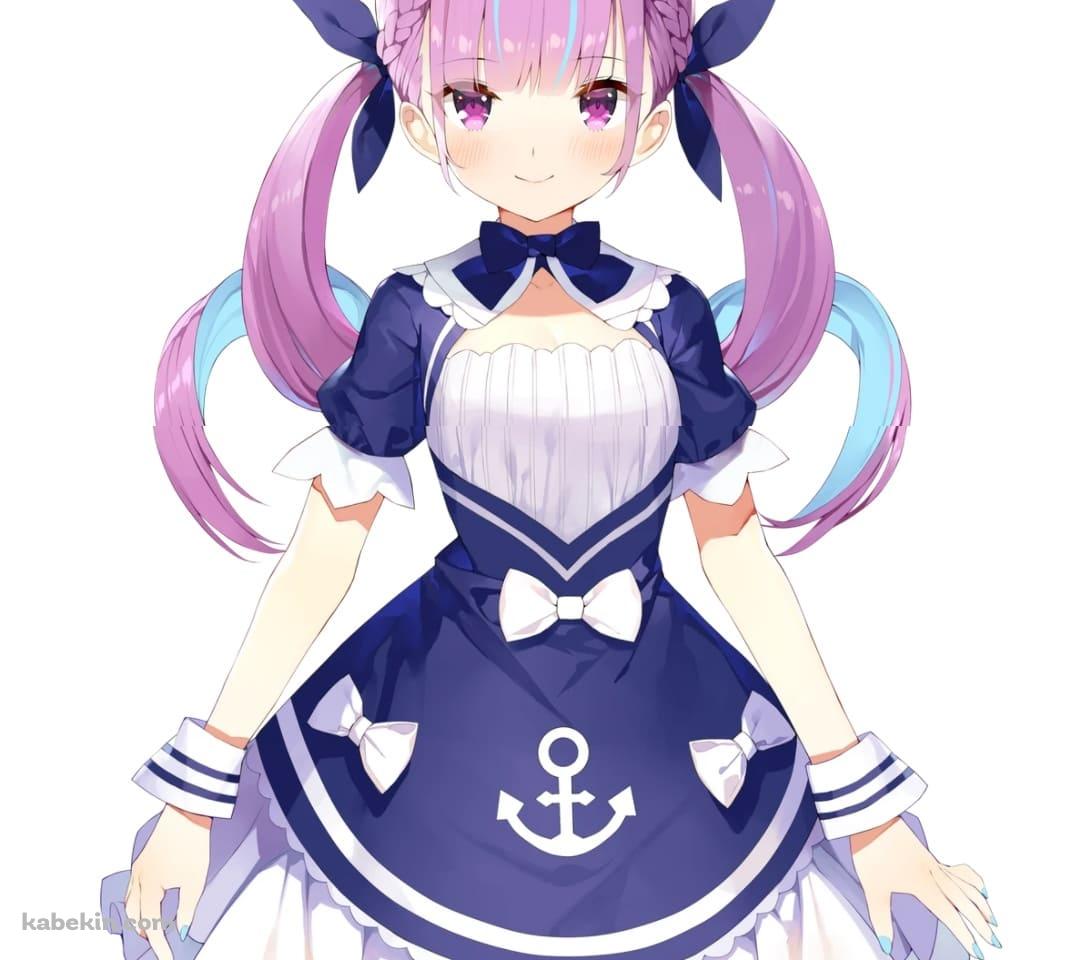 湊あくあのAndroidの壁紙(1080px x 960px) スマホ用