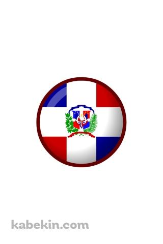 ドミニカ国 国旗のAndroidの壁紙(320px x 480px) スマホ用
