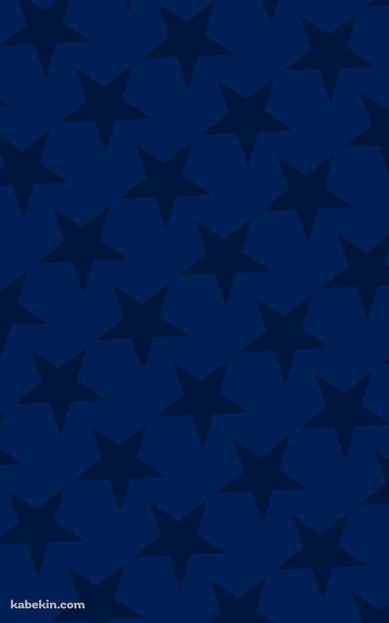 インディゴ・ブルー 星のロゴのAndroidの壁紙(800px x 1280px) スマホ用