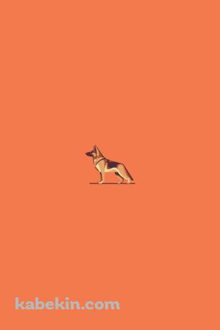ミニマル シェパードのAndroidの壁紙(320px x 480px) スマホ用