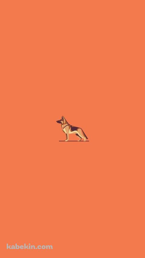 ミニマル シェパードのAndroidの壁紙(480px x 854px) スマホ用