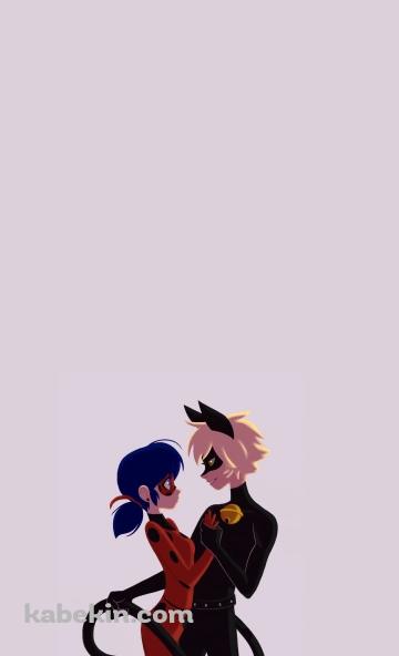 ミラキュラス レディバグ＆シャノワールのAndroidの壁紙(360px x 592px) スマホ用