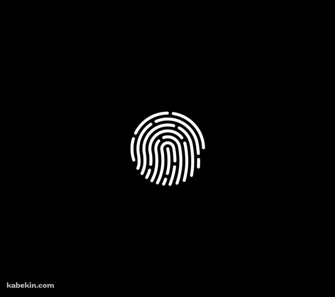 指紋認証のAndroidの壁紙(1080px x 960px) スマホ用